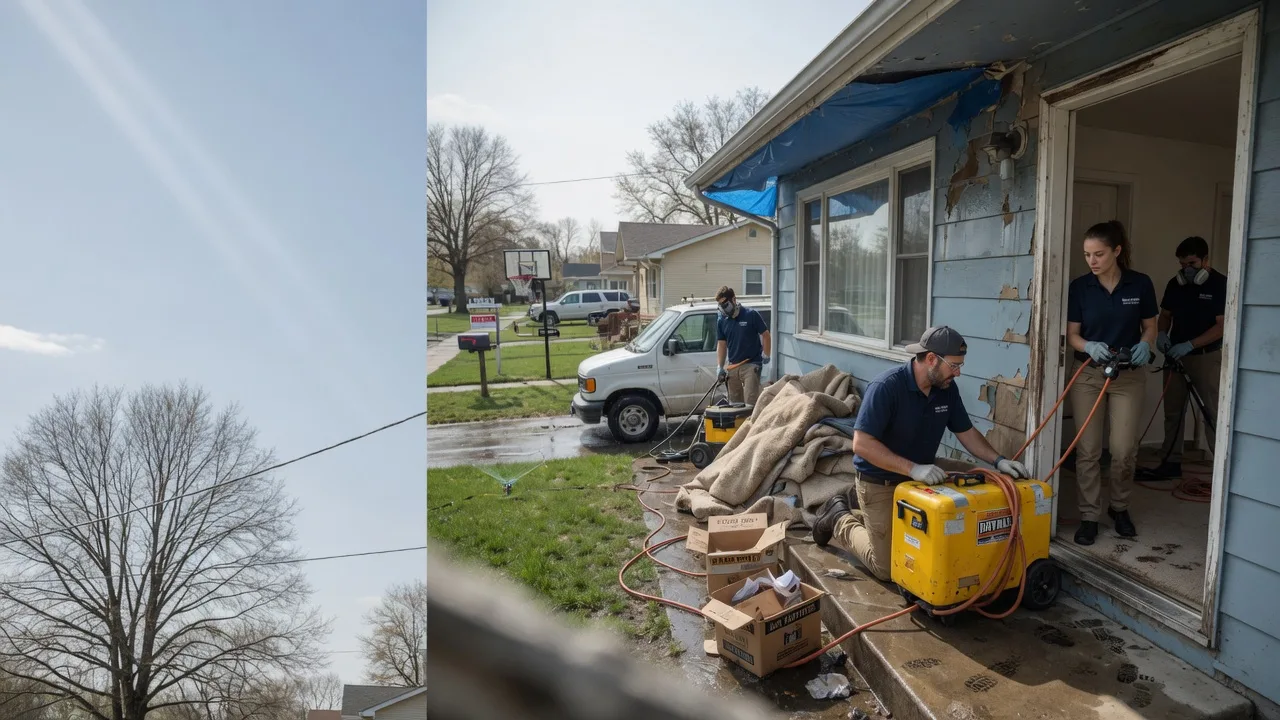 Basement Flood Cleanup in Bowerston, OH near me